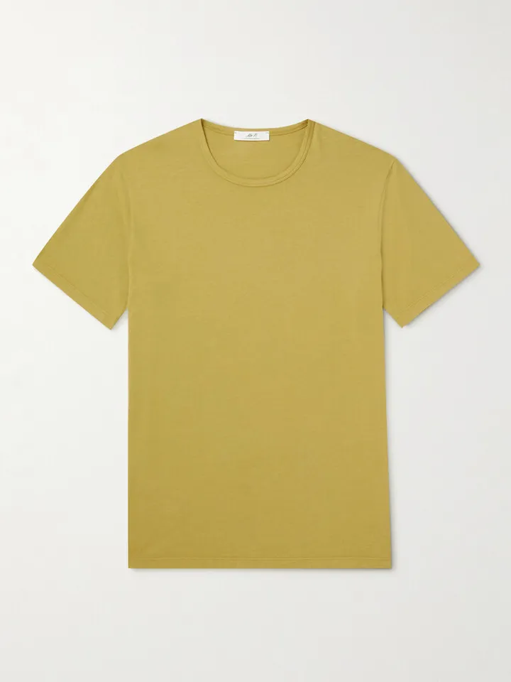 Garment-Dyed Organic Cotton-Jersey T-Shirt