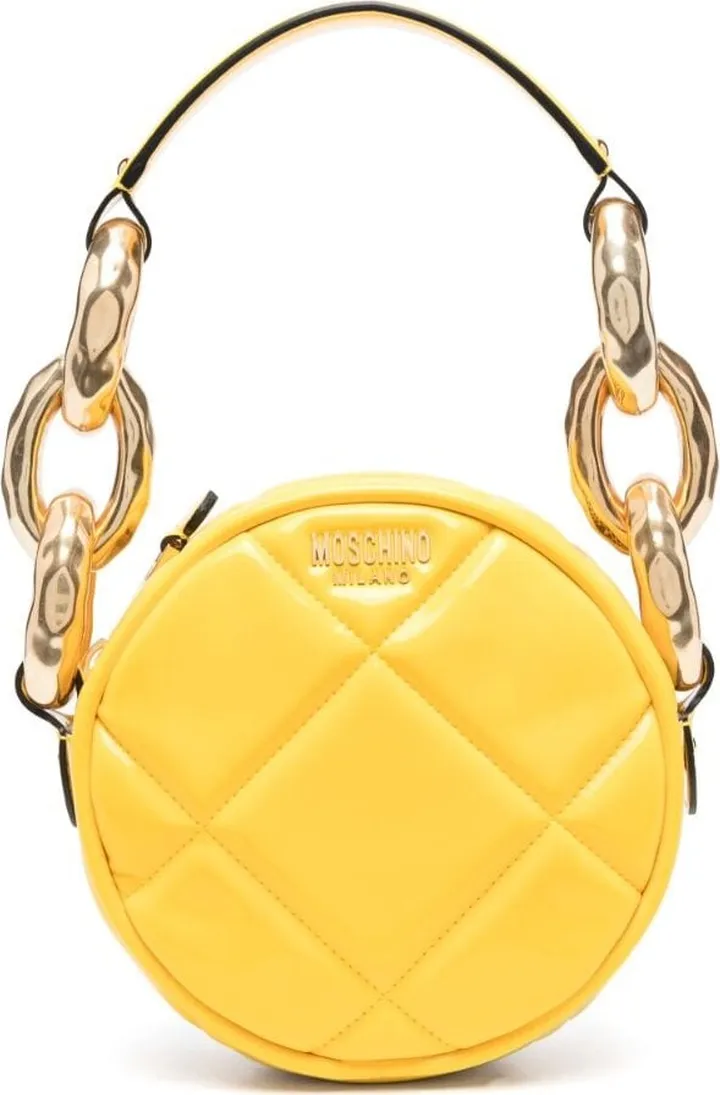 Quilted Faux-Leather Tote Bag
