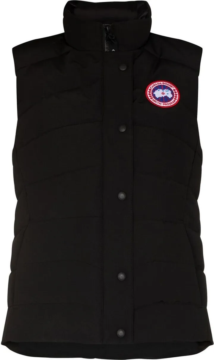 Freestyle logo-patch padded gilet