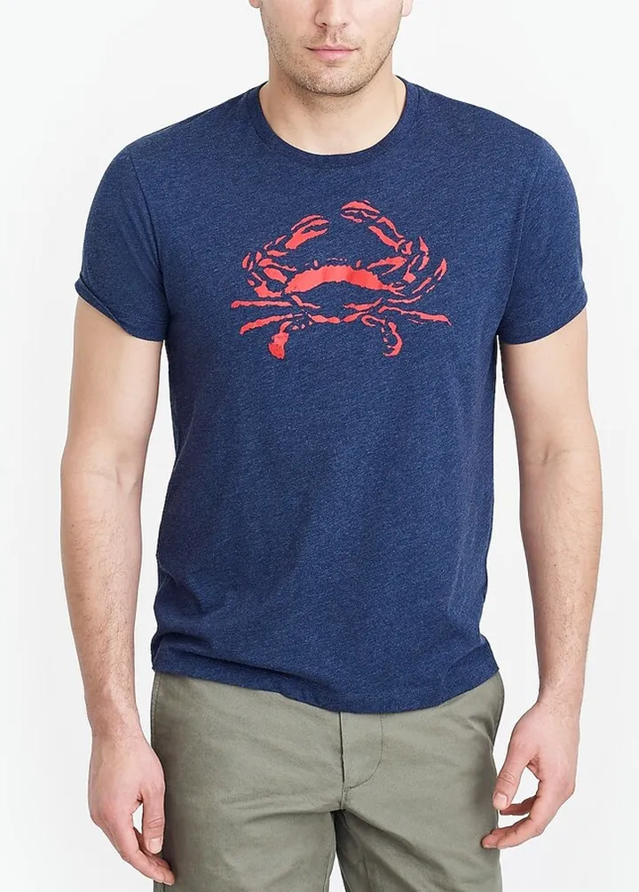 J.Crew Factory Men's Broken-In Crab Tee