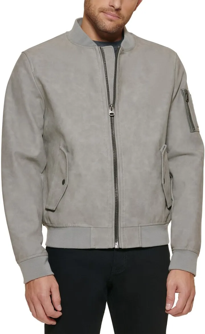 Levi’s® Varsity Faux Leather Bomber Jacket