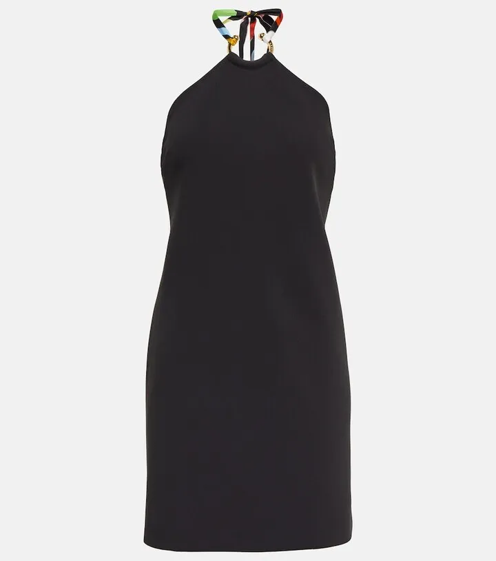 Halterneck minidress