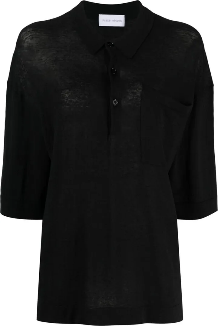 Koll short-sleeve knitted shirt