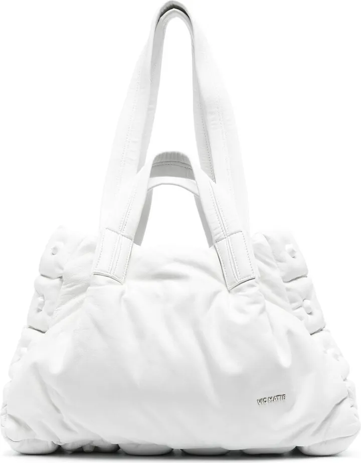 Leather Padded Tote Bag