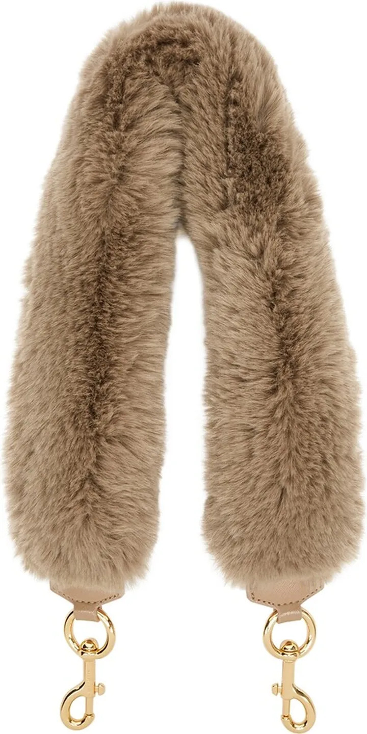 Marc Jacobs Faux Fur Bag Strap