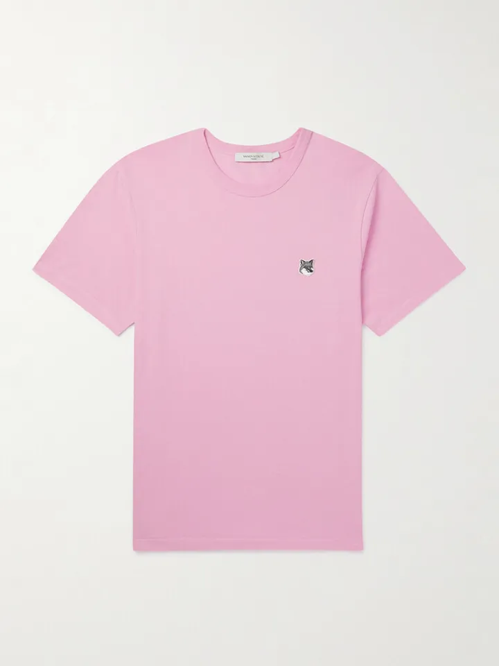 Logo-Appliquéd Cotton-Jersey T-Shirt
