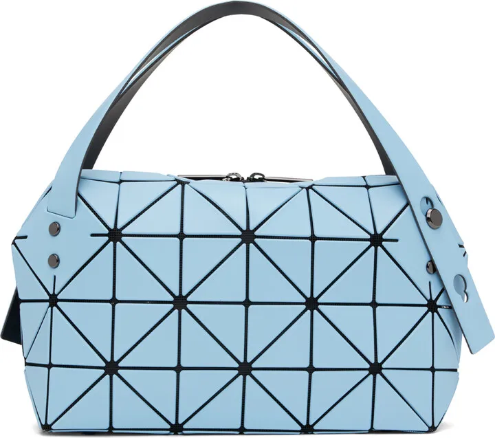Bao Bao Issey Miyake Blue Boston Matte Bag