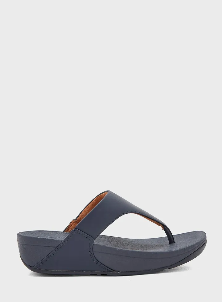 Lulu Toepost Wedge Thongs