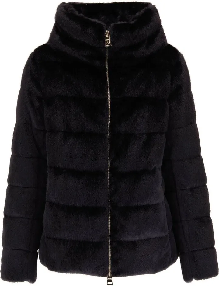 High-Neck Feather-Down Jacket