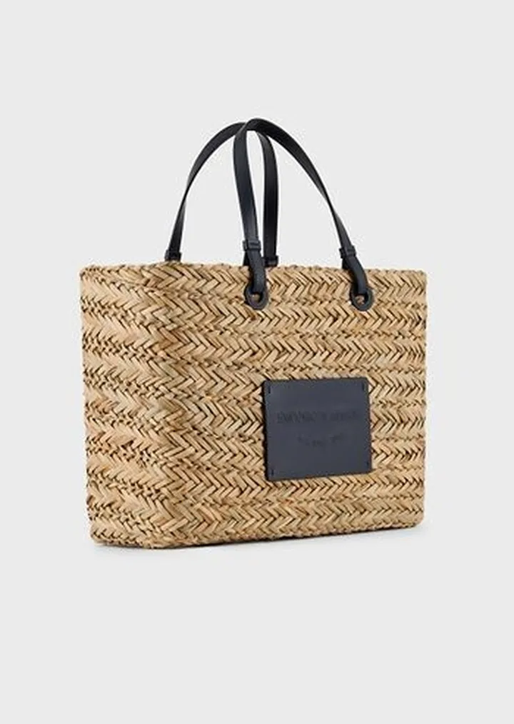 Mare Capsule Collection straw shopper bag