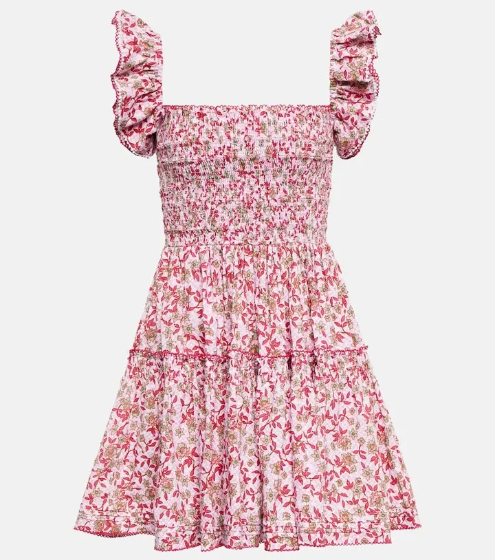 Aurora floral minidress