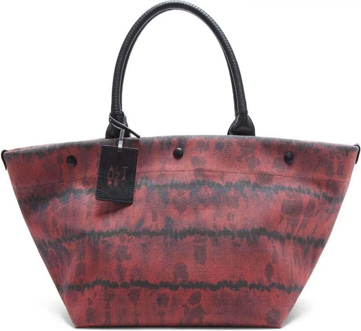 Printed Canvas Tote Bag
