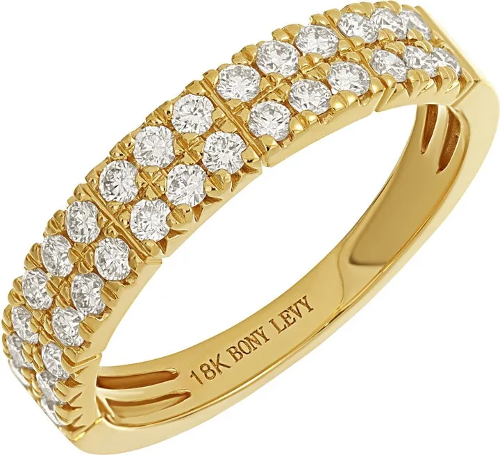 Bardot Two-Row Diamond Ring