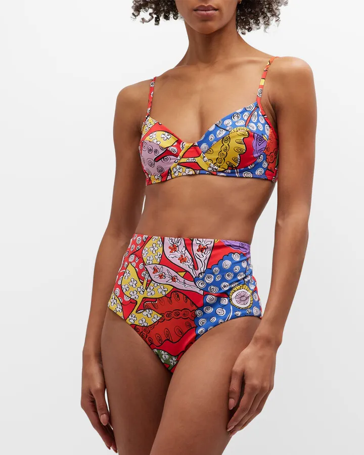 Banditta Lydia High-Waist Bikini Bottoms