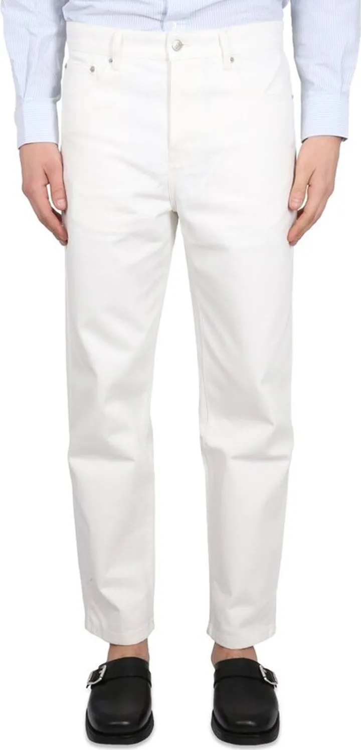 AMI Mid-Rise Tapered Jeans