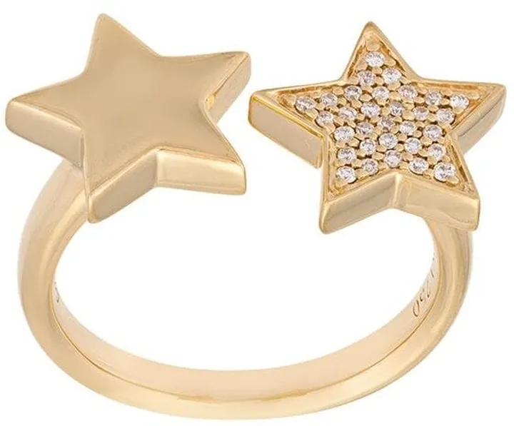 'Stasia' double star diamond ring