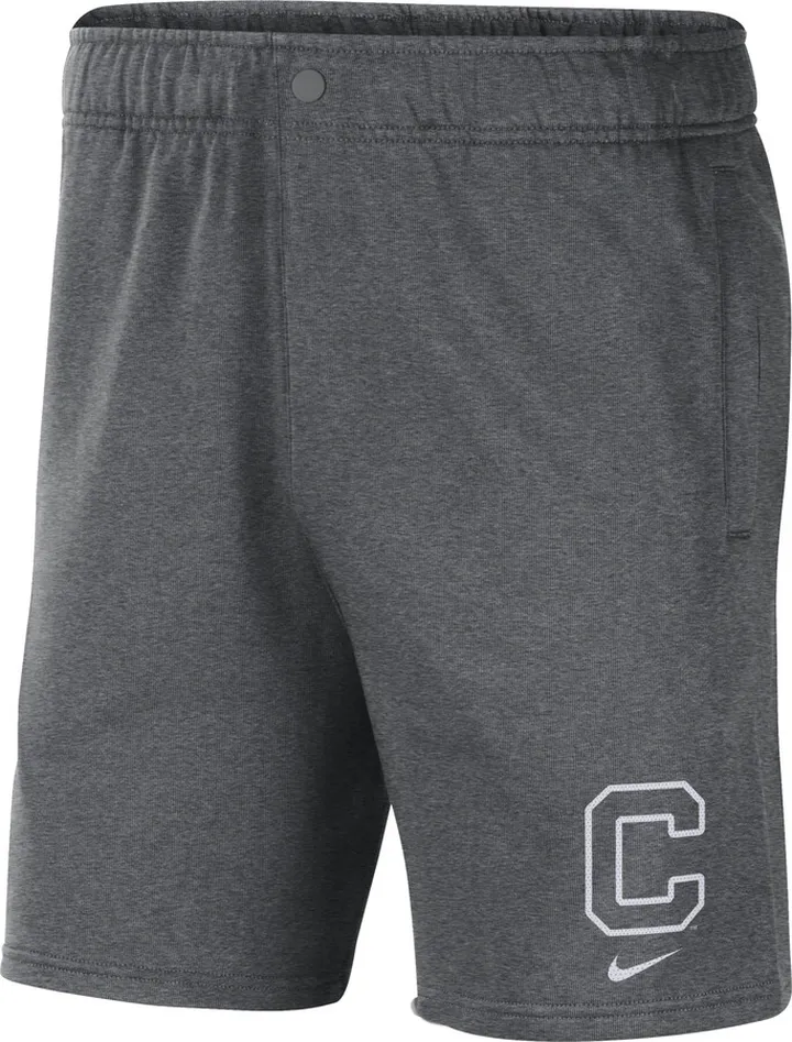 Clemson Nike Men's College Fleece Shorts in Grey