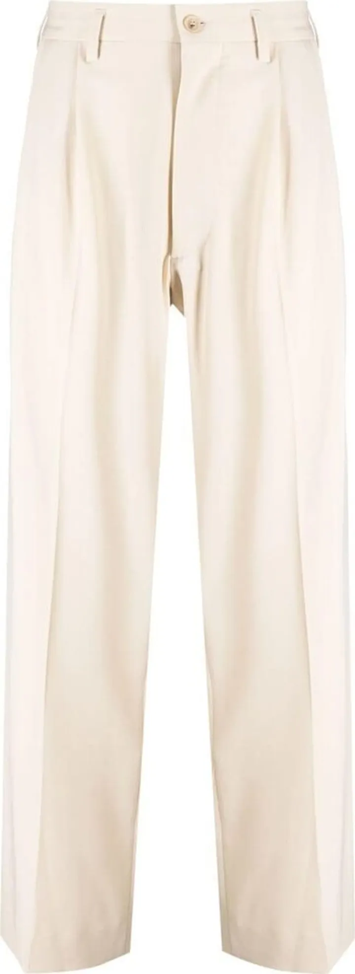 Straight-Leg Tailored Trousers