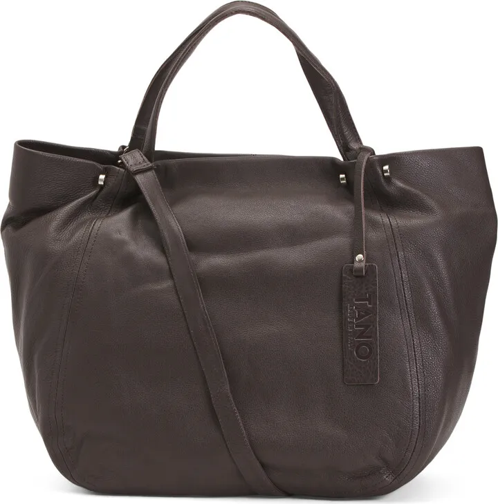 Made In Italy Large Leather Tote
