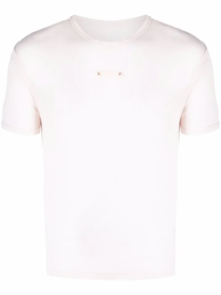 label-detail T-shirt