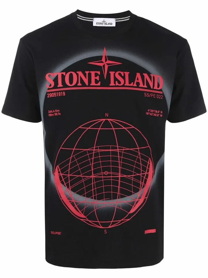 logo-print round-neck T-shirt