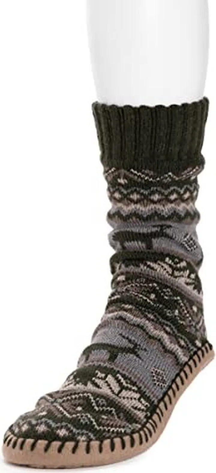 MUK LUKS Men's Slipper Socks