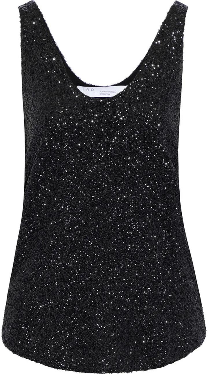 Spool sequined georgette tank