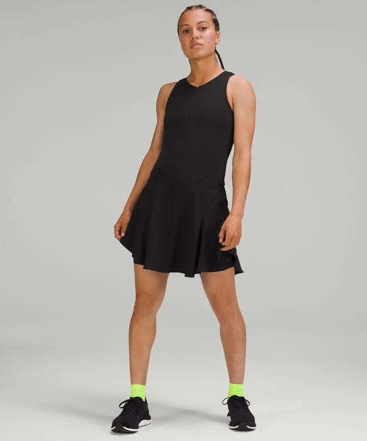 Everlux Short-Lined Tennis Tank Top Dress 6"
