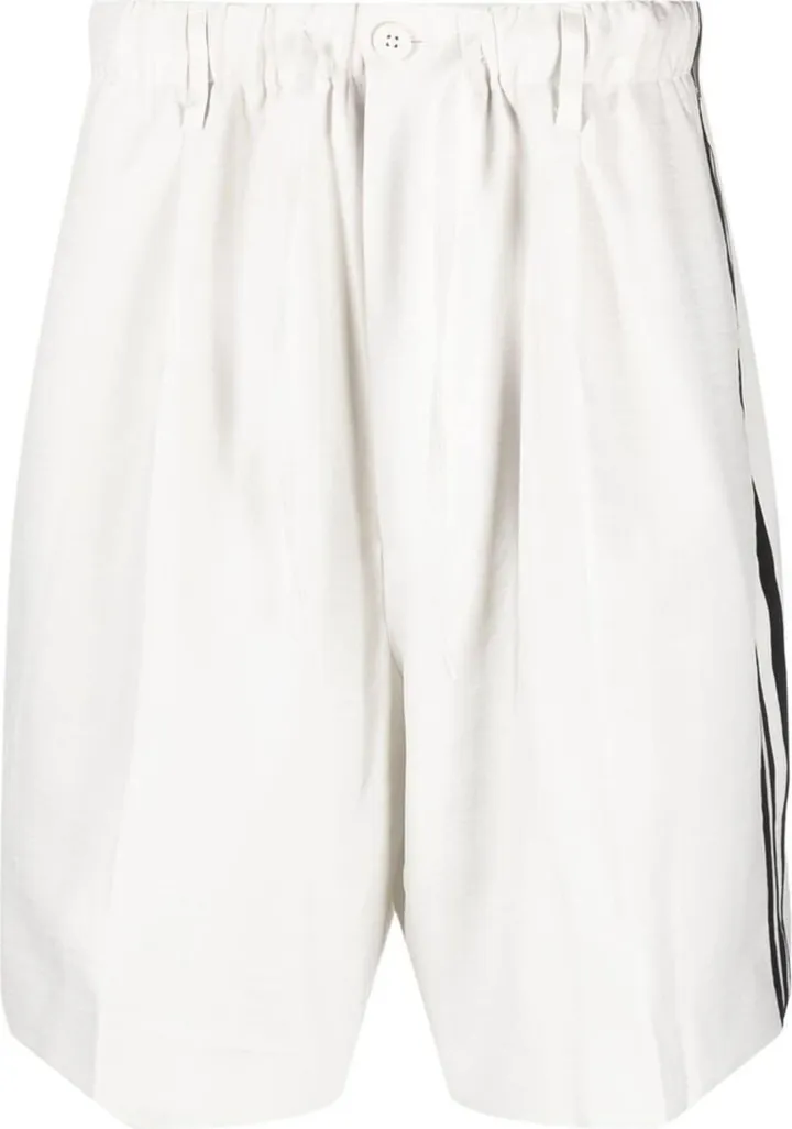Side-Stripe Cotton Shorts