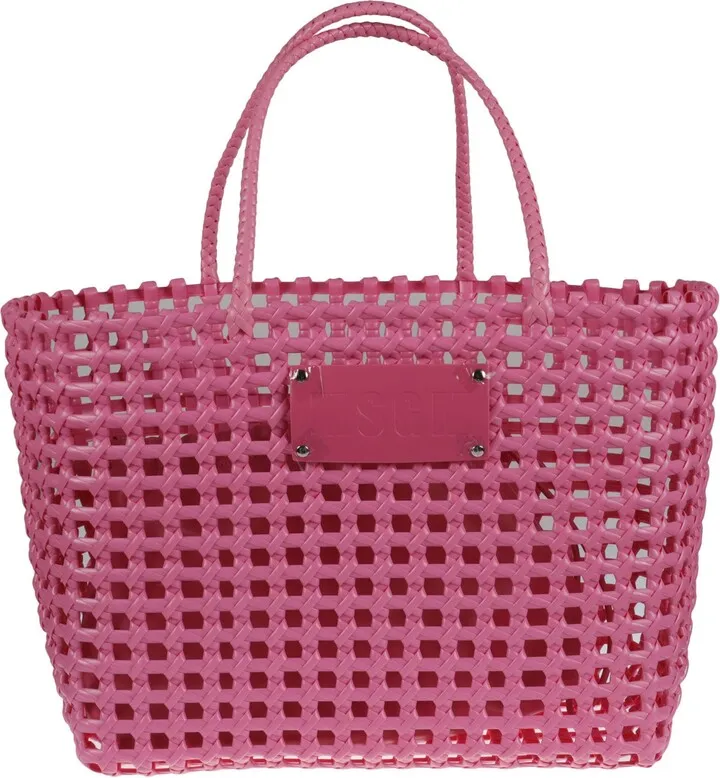 Logo Weaved Shopper Bag