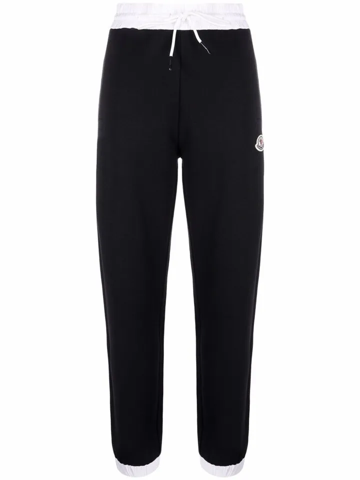 Elasticated-Waistband Track Pants
