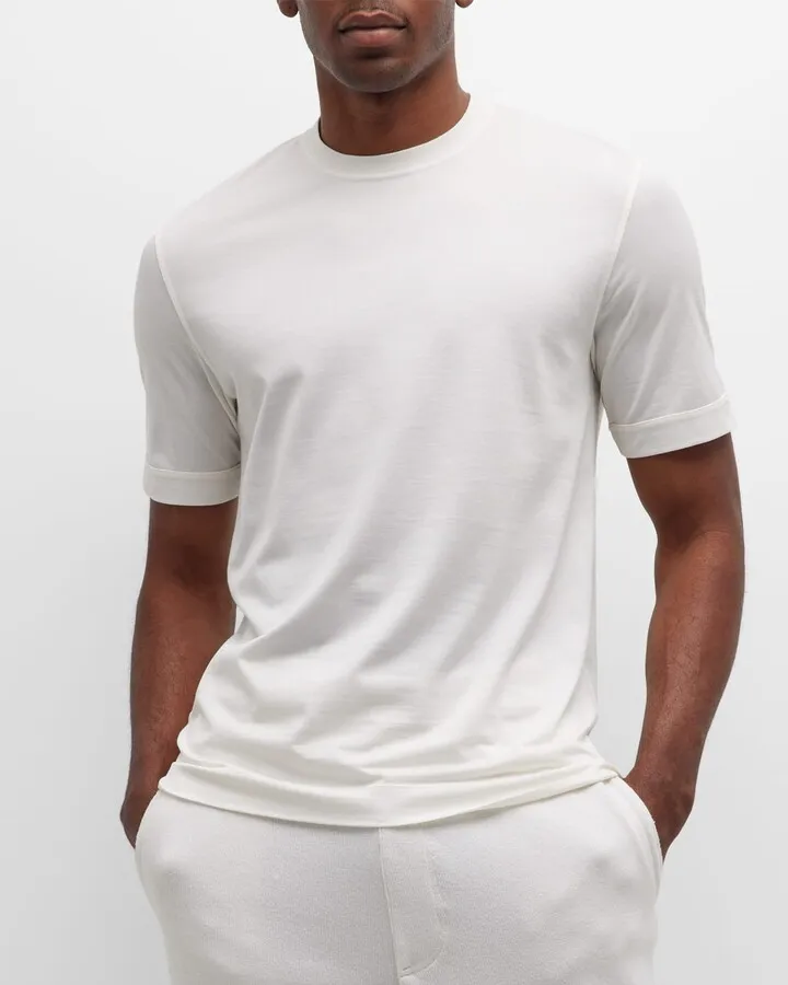 Men's Silk-Cotton Leggerissimo T-Shirt