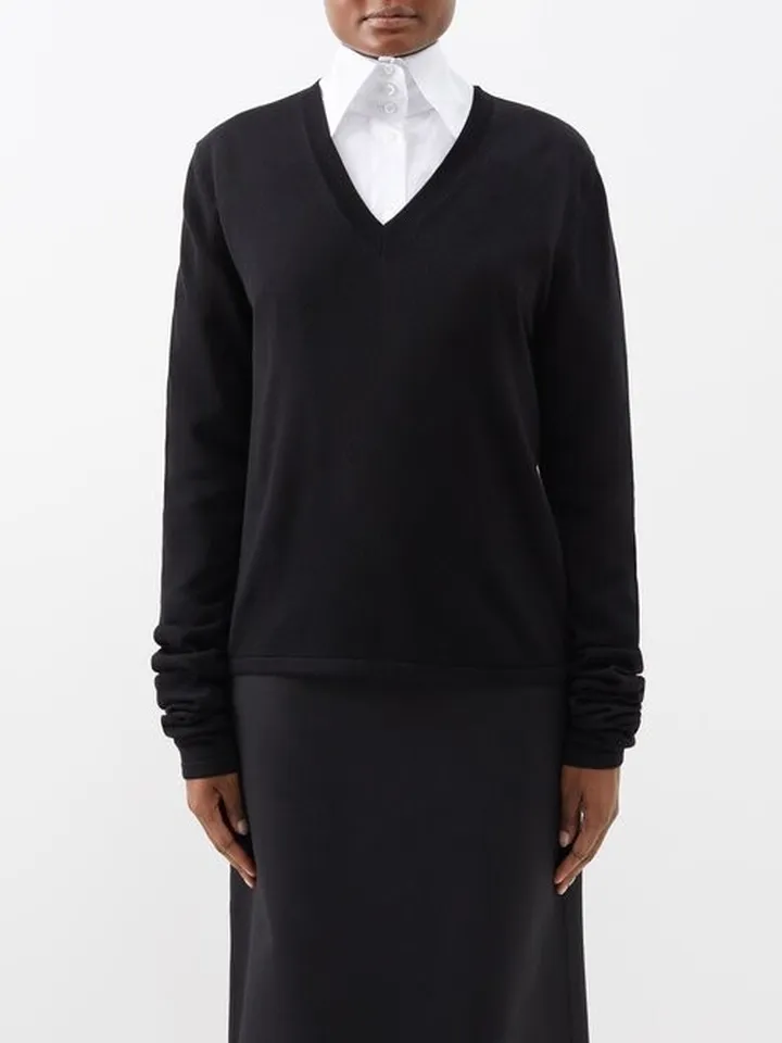 Pelayo V-neck Wool Sweater