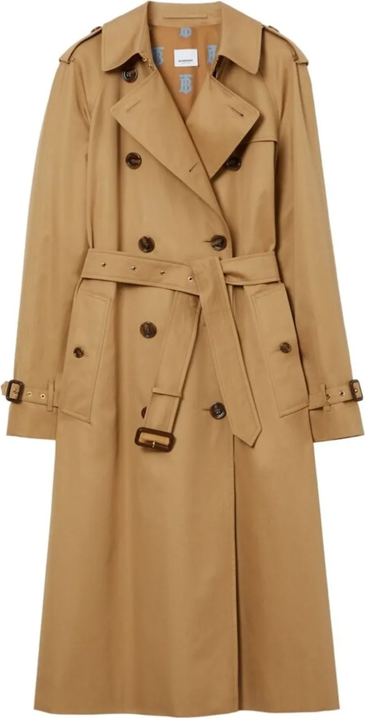 Double-Breasted Belted Trench Coat