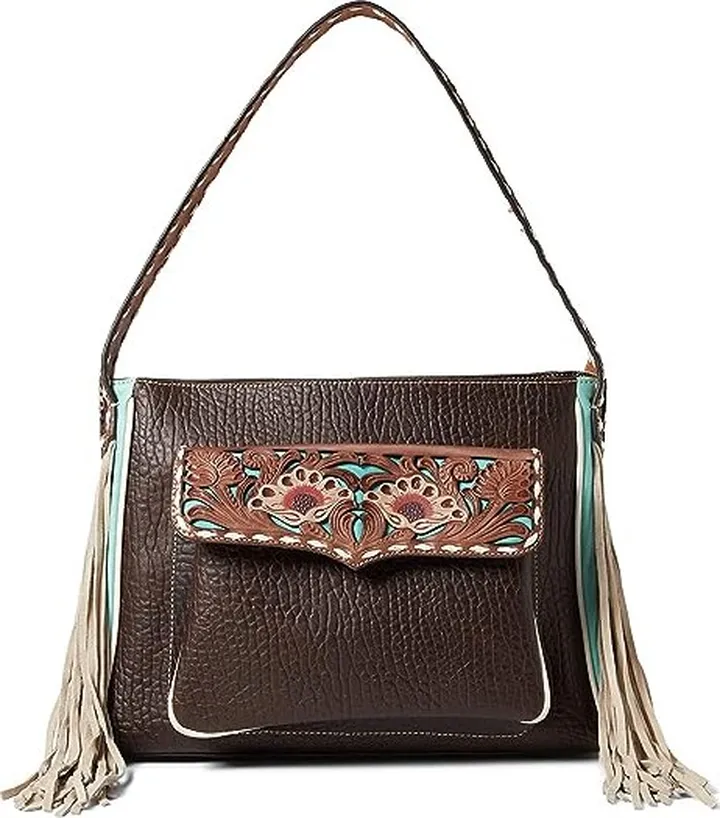 Ariat Monroe Tote (Brown) Handbags