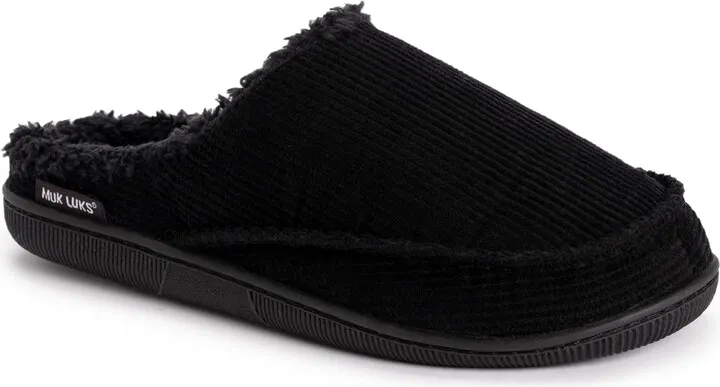 MUK LUKS Men's Corduroy Clogs Slipper