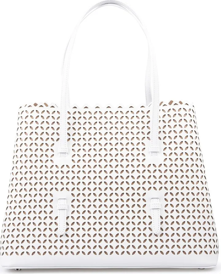 White Mina 32 Tote Bag