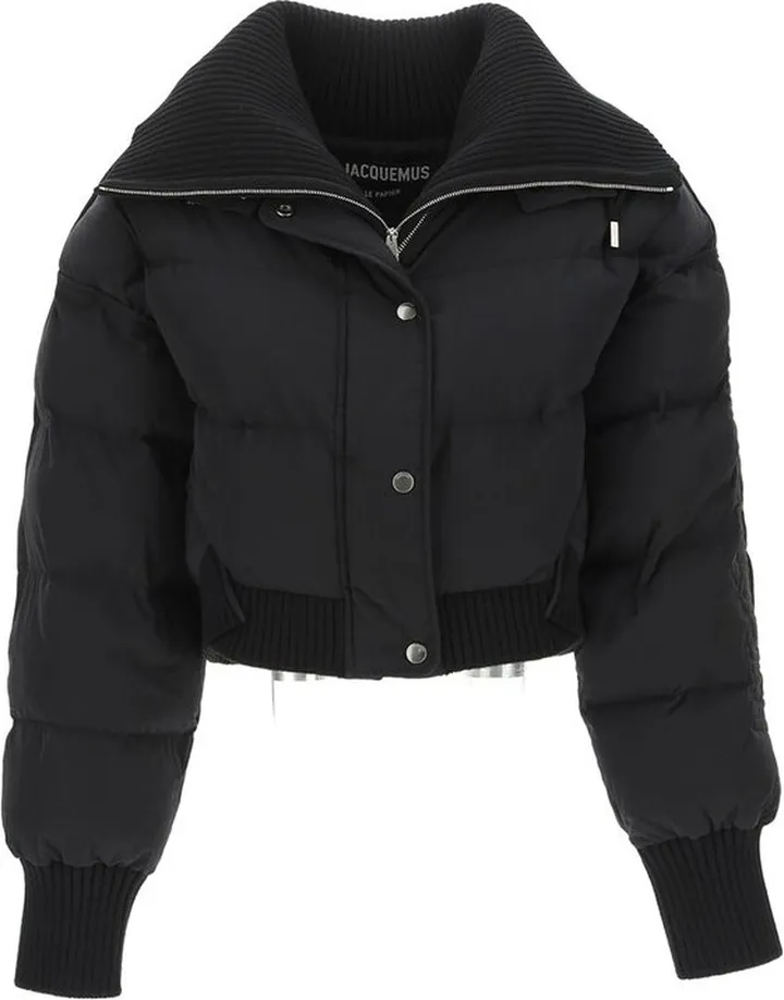 Jacquemus Buttoned-Up Padded Cropped Jacket