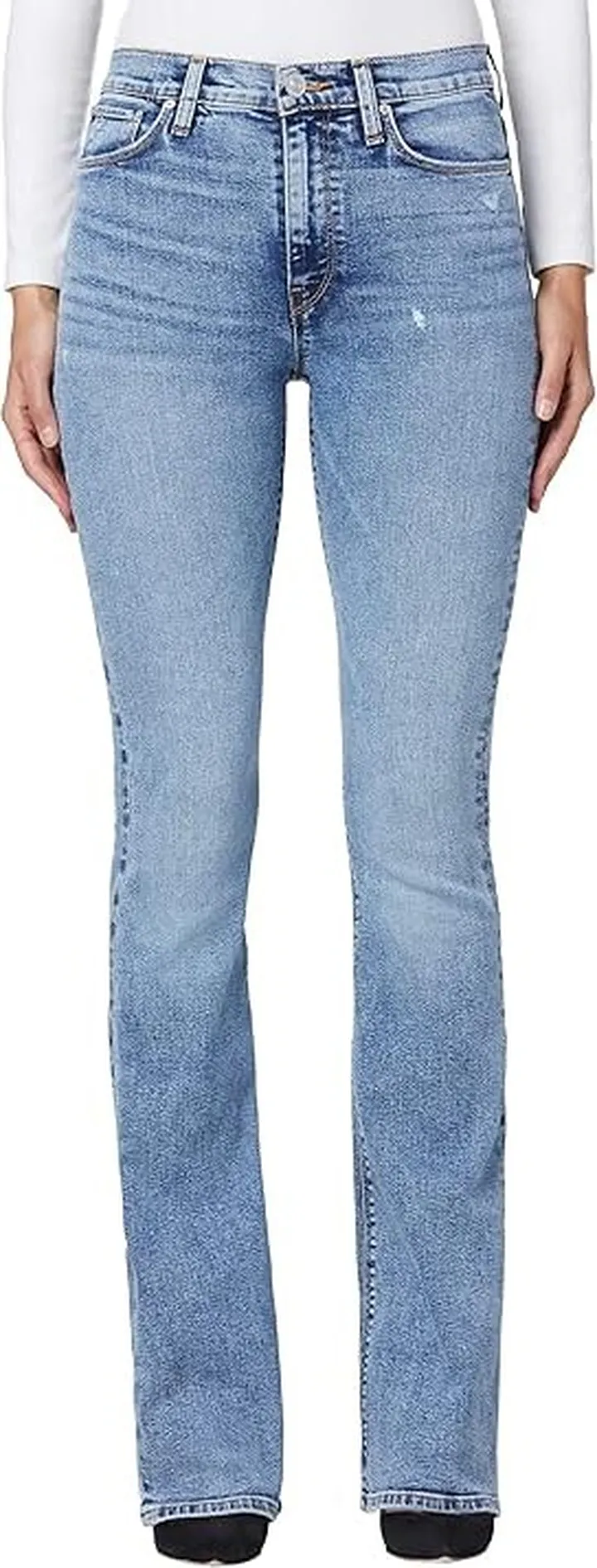 Hudson Jeans Barbara High-Waist Bootcut in Pure Shores (Pure Shores) Women's Clothing