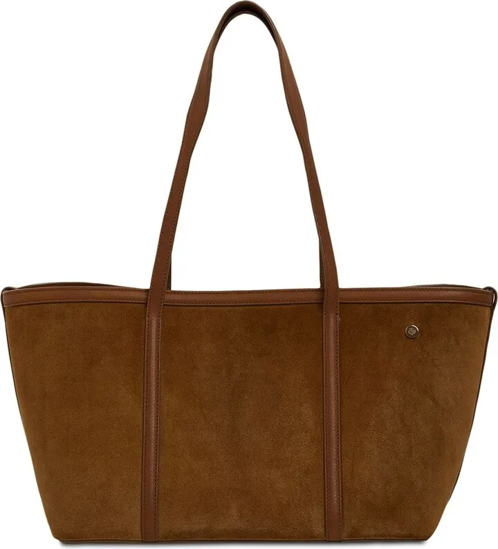 Small Carry Everything suede tote