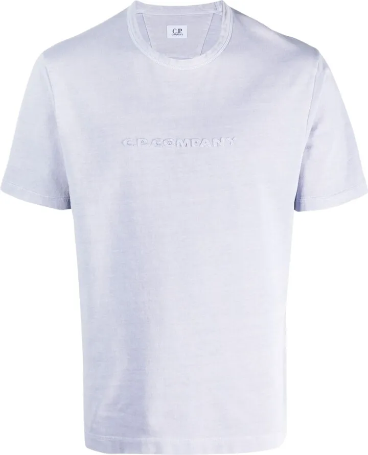 embossed-logo cotton T-shirt