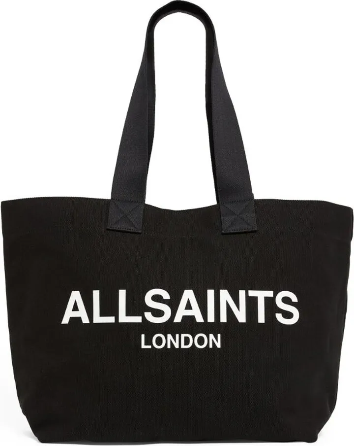 Allsaints Canvas Logo Tote Bag