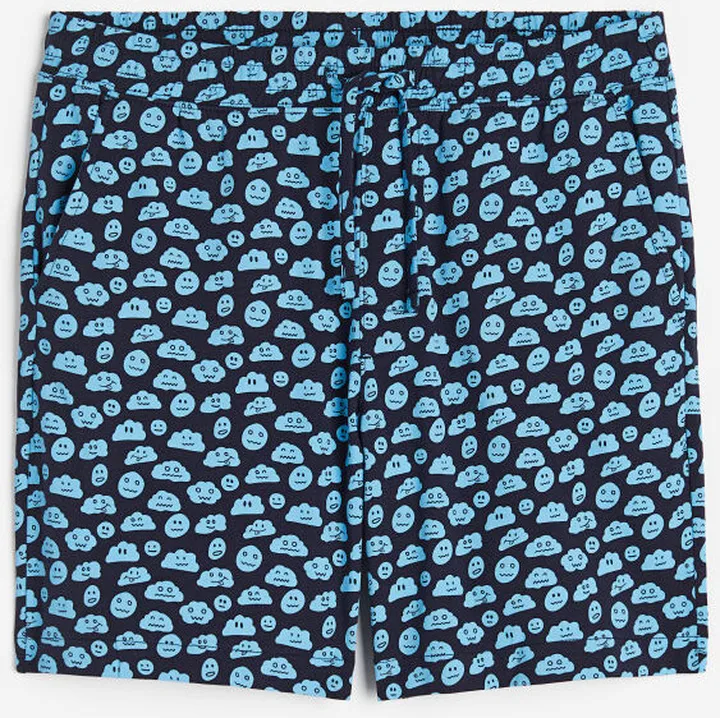 Regular Fit Pajama Shorts