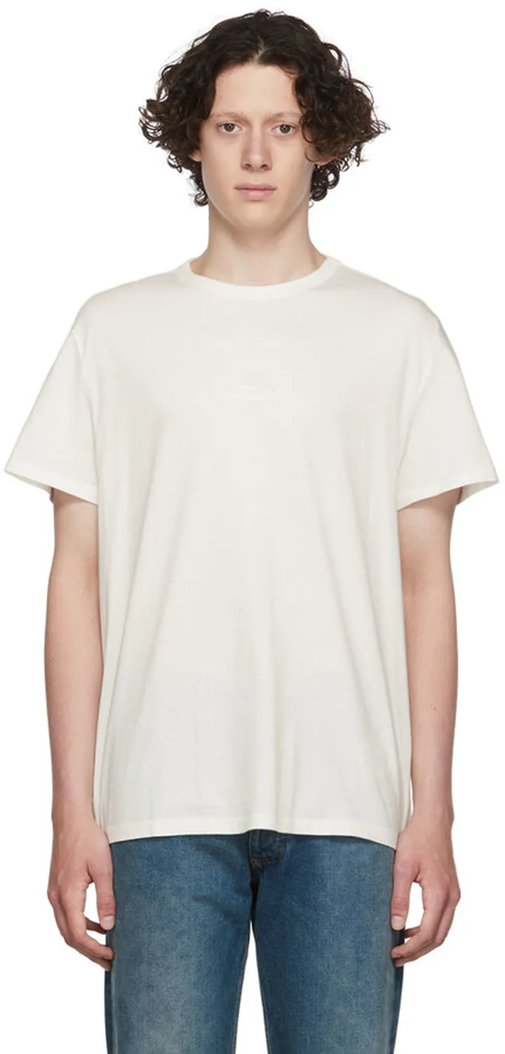 Maison Margiela Off-White Cotton T-Shirt