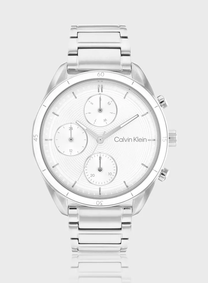 Moment Steel Strap Analog Watch