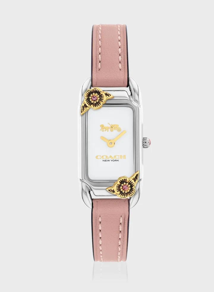 Cadie Leather Strap Analog Watch
