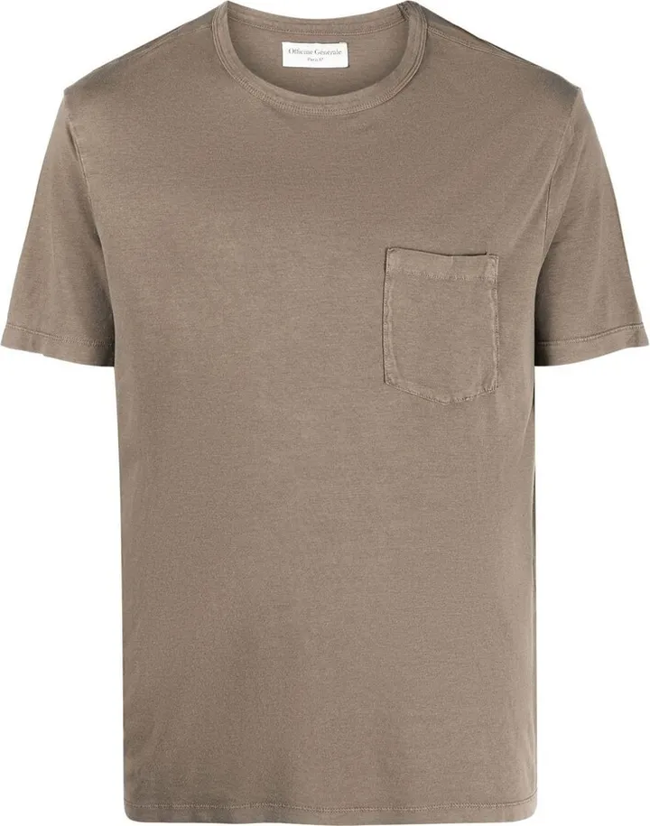 short-sleeve cotton-blend T-shirt