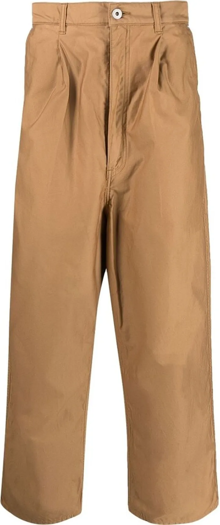 High-Waisted Cropped Trousers