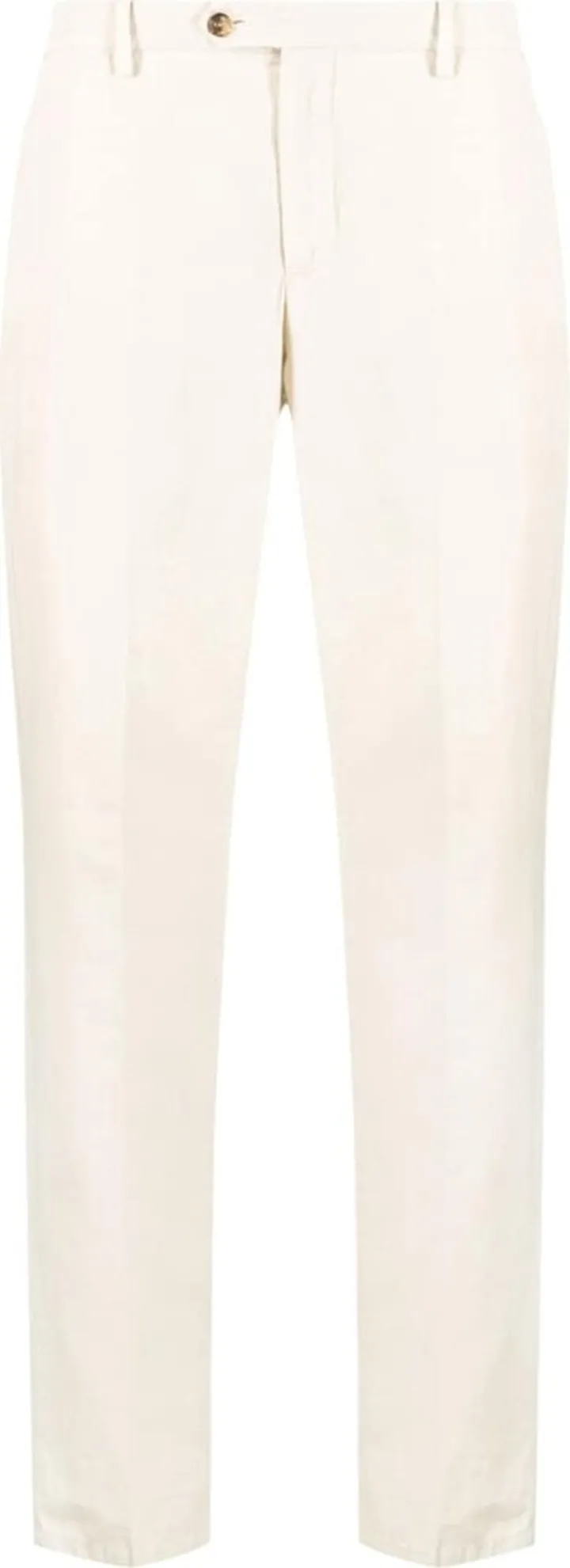 Straight-Leg Linen Trousers