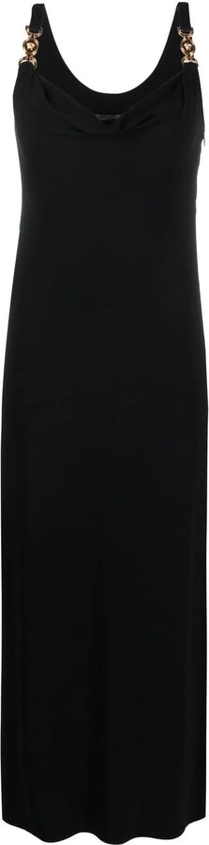 Medusa plaque midi dress